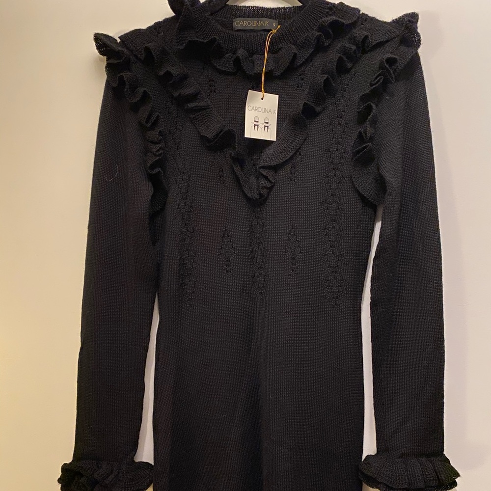 Carolina K crocheted/ knitted dress purchased on Revolve website. Size S (2-4).